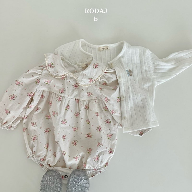 Roda J - Korean Baby Fashion - #babyoutfit - Floral Bodysuit - 9