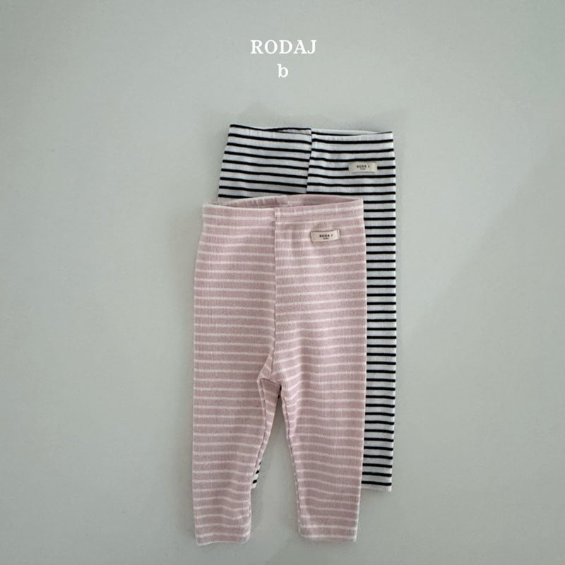 Roda J - Korean Baby Fashion - #babyoutfit - Bebe Stripe Leggings