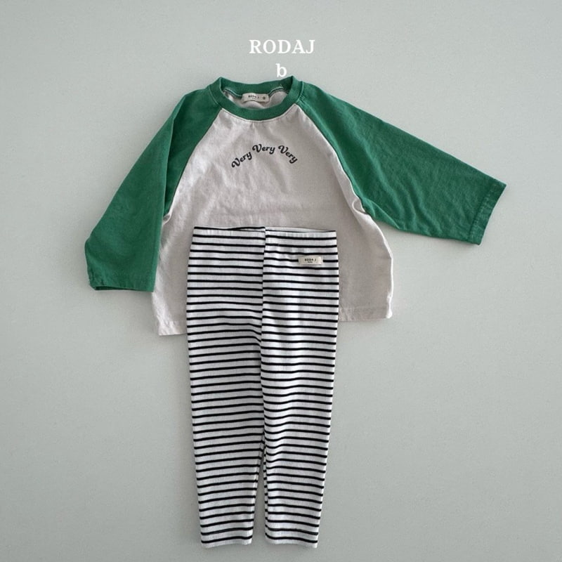 Roda J - Korean Baby Fashion - #onlinebabyboutique - Bebe Stripe Leggings - 4