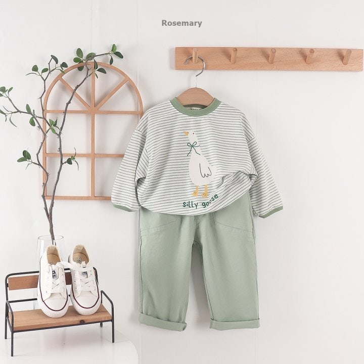 Rosemary - Korean Baby Fashion - #babyboutique - Stripe Duck Tee - 11