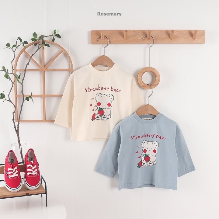 Rosemary - Korean Baby Fashion - #babyboutiqueclothing - Strawberry Tee