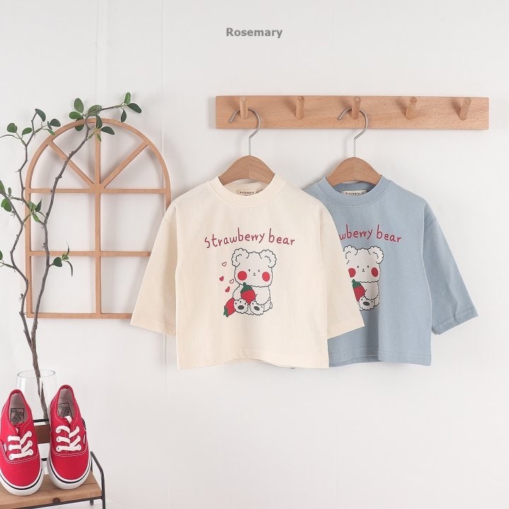 Rosemary - Korean Baby Fashion - #babyclothing - Strawberry Tee - 2