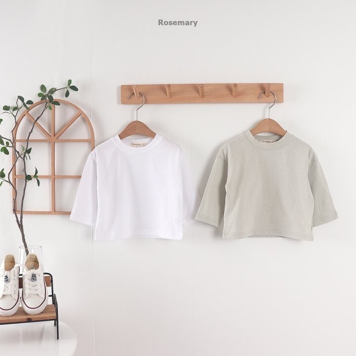 Rosemary - Korean Baby Fashion - #babyclothing - Solo Plain Tee