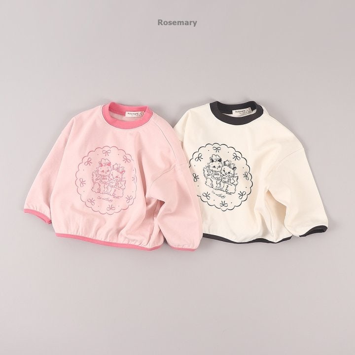 Rosemary - Korean Baby Fashion - #babyclothing - Angel Cat Tee - 4