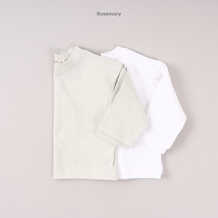 Rosemary - Korean Baby Fashion - #babyfever - Solo Plain Tee - 3