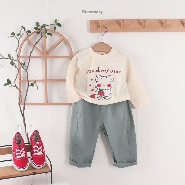 Rosemary - Korean Baby Fashion - #babygirlfashion - Span Berry Pants - 8
