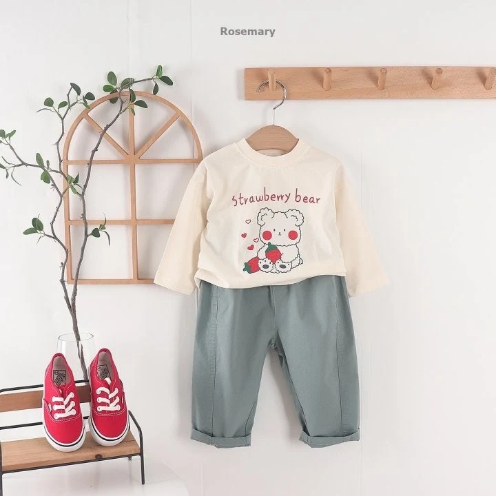 Rosemary - Korean Baby Fashion - #babygirlfashion - Strawberry Tee - 5