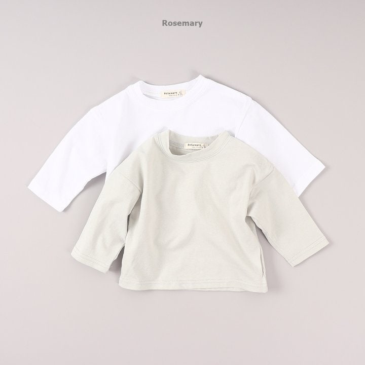 Rosemary - Korean Baby Fashion - #babyfever - Solo Plain Tee - 4
