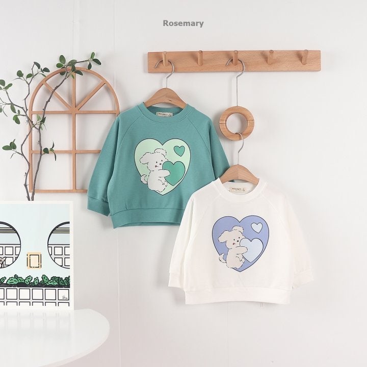 Rosemary - Korean Baby Fashion - #babygirlfashion - Double Heart Tee