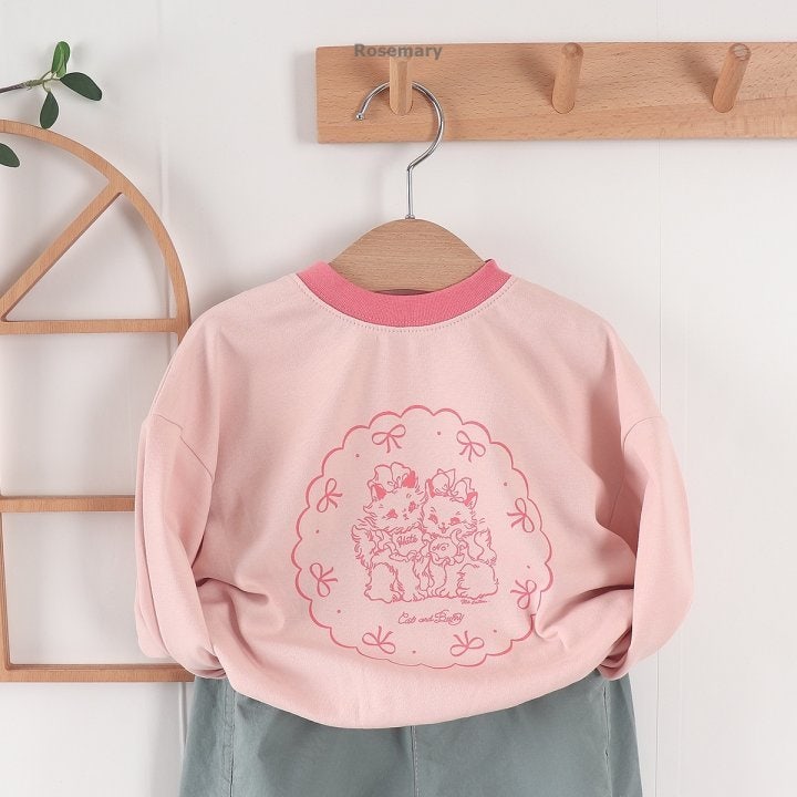Rosemary - Korean Baby Fashion - #babyoninstagram - Angel Cat Tee - 8