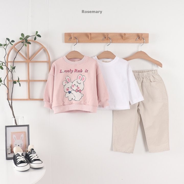 Rosemary - Korean Baby Fashion - #babyoninstagram - Lively Rabbit Tee - 5
