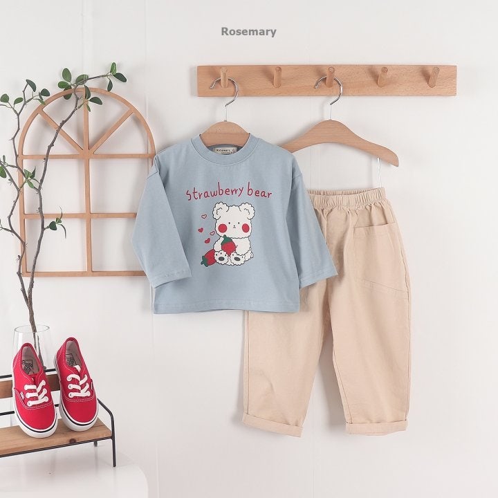 Rosemary - Korean Baby Fashion - #babyootd - Strawberry Tee - 8