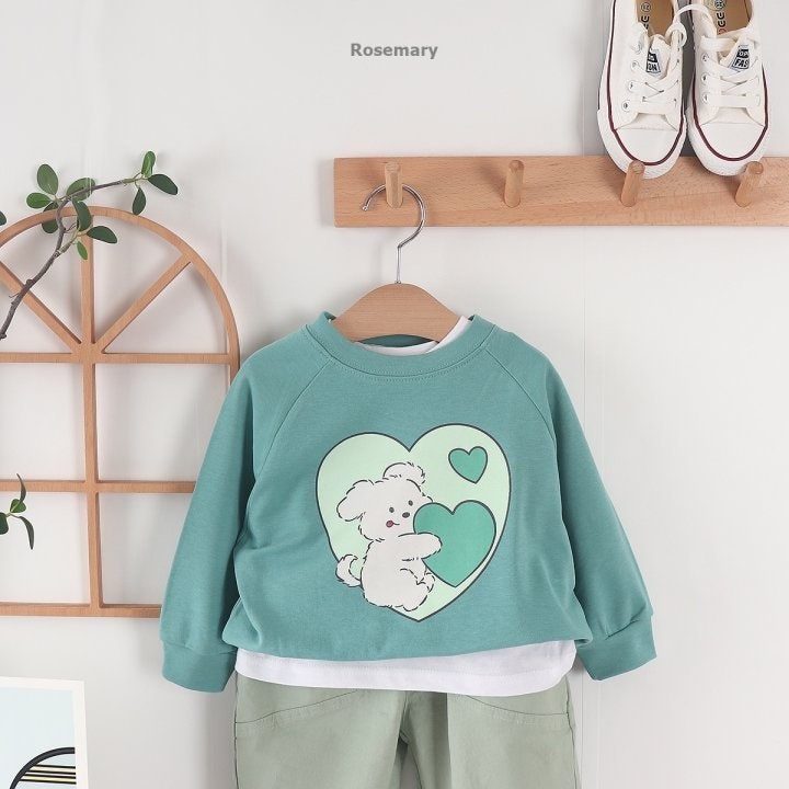 Rosemary - Korean Baby Fashion - #babyoninstagram - Double Heart Tee - 4