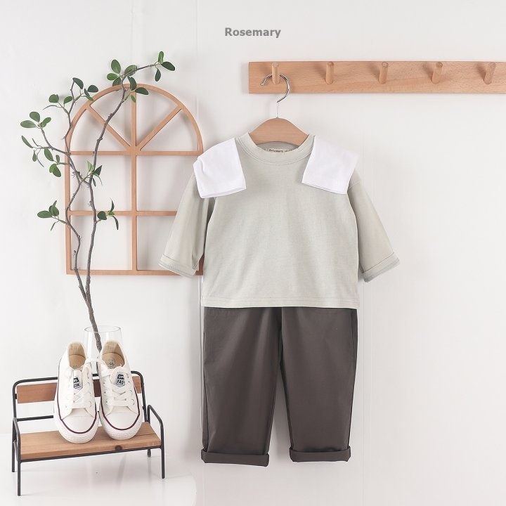 Rosemary - Korean Baby Fashion - #babyoutfit - Solo Plain Tee - 8