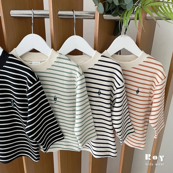 Roy - Korean Children Fashion - #Kfashion4kids - Toy Tong Tong Stripe Tee