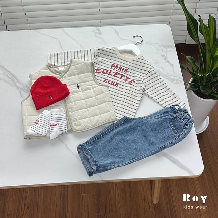 Roy - Korean Children Fashion - #childofig - Stripe Colette Tee - 8
