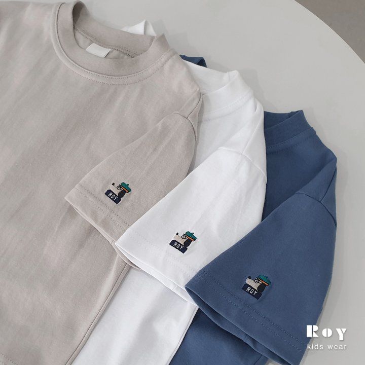 Roy - Korean Children Fashion - #childrensboutique - Ttori Embroidery Tee