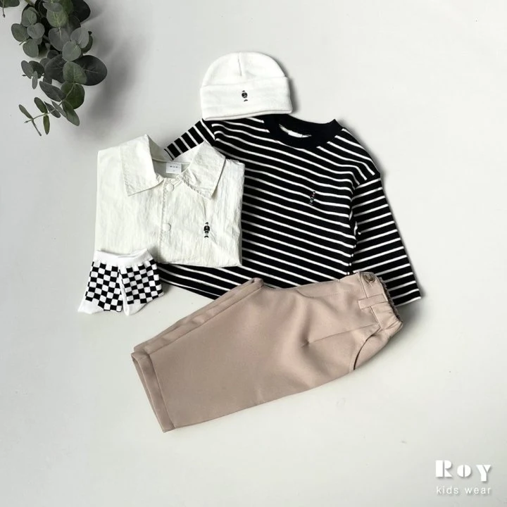 Roy - Korean Children Fashion - #childrensboutique - Toy Tong Tong Stripe Tee - 8