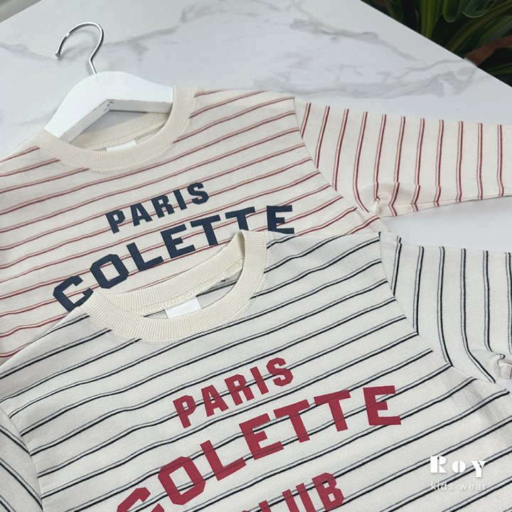 Roy - Korean Children Fashion - #designkidswear - Stripe Colette Tee - 10