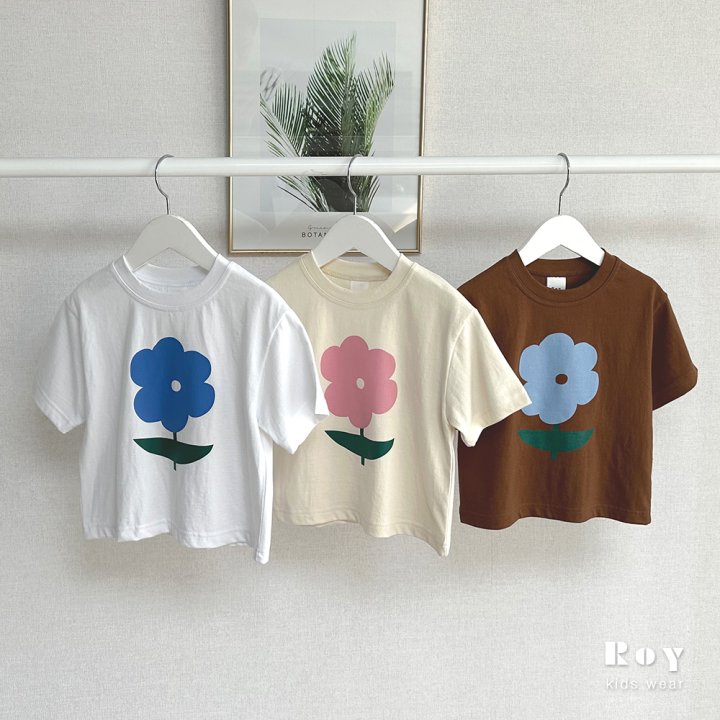 Roy - Korean Children Fashion - #discoveringself - Flower Tee