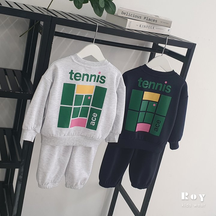 Roy - Korean Children Fashion - #fashionkids - Tennis Top Bottom Set