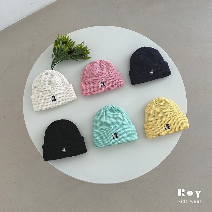 Roy - Korean Children Fashion - #kidsshorts - Ttori Waffle Beanie - 8
