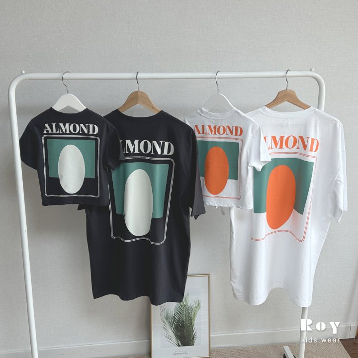Roy - Korean Children Fashion - #kidsshorts - Almond Tee