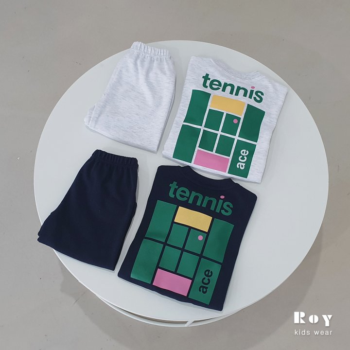Roy - Korean Children Fashion - #kidsstore - Tennis Top Bottom Set - 4