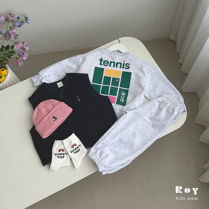 Roy - Korean Children Fashion - #littlefashionista - Tennis Top Bottom Set - 6