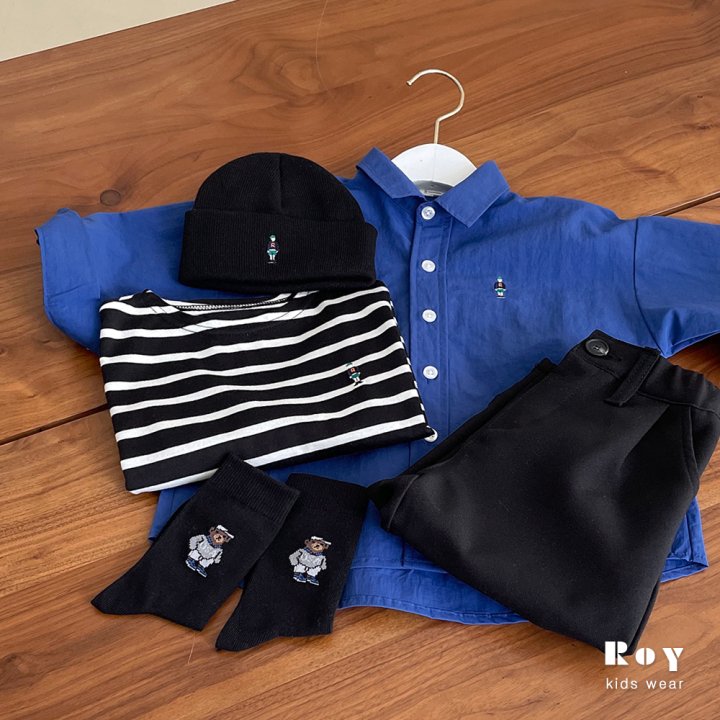 Roy - Korean Children Fashion - #magicofchildhood - Toy Boat Stripe Tee - 9