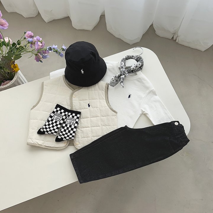 Roy - Korean Children Fashion - #minifashionista - Black White Socks (set of 5) - 3