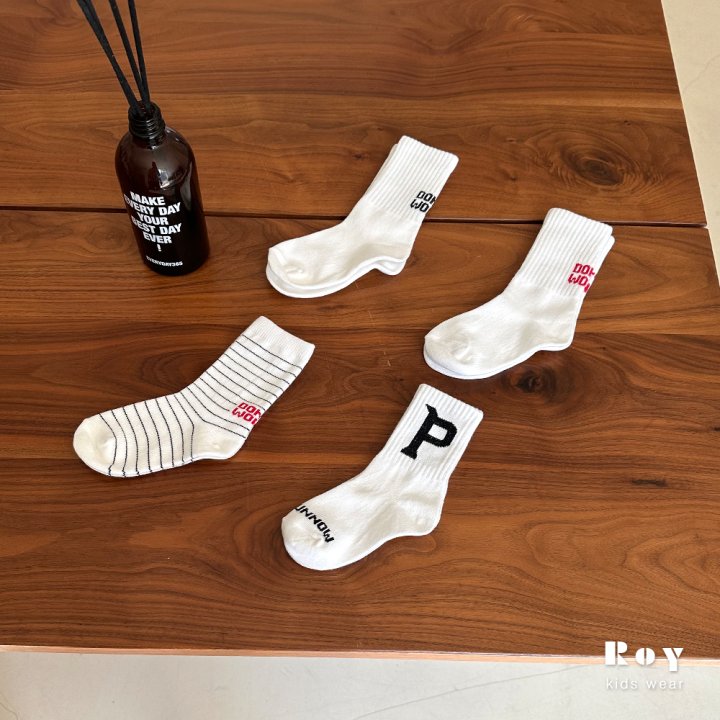 Roy - Korean Children Fashion - #minifashionista - Lets Socks (set of 4) - 12