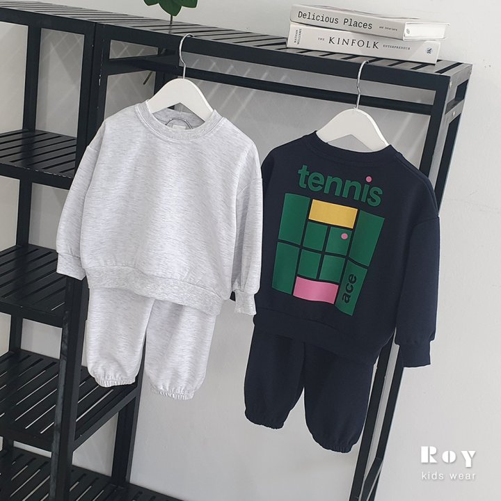 Roy - Korean Children Fashion - #minifashionista - Tennis Top Bottom Set - 8