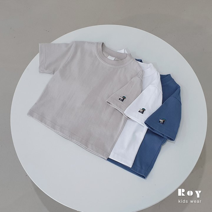 Roy - Korean Children Fashion - #prettylittlegirls - Ttori Embroidery Tee - 12