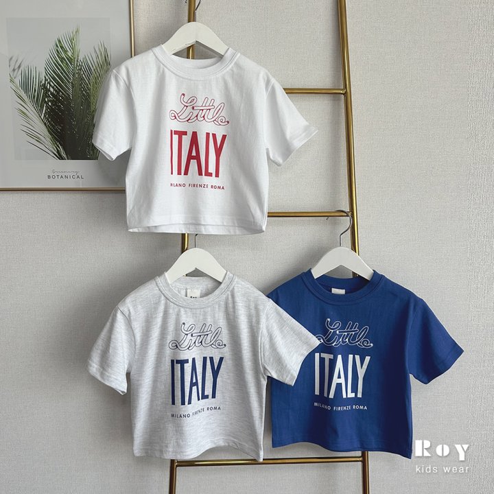 Roy - Korean Children Fashion - #todddlerfashion - Italy Tee