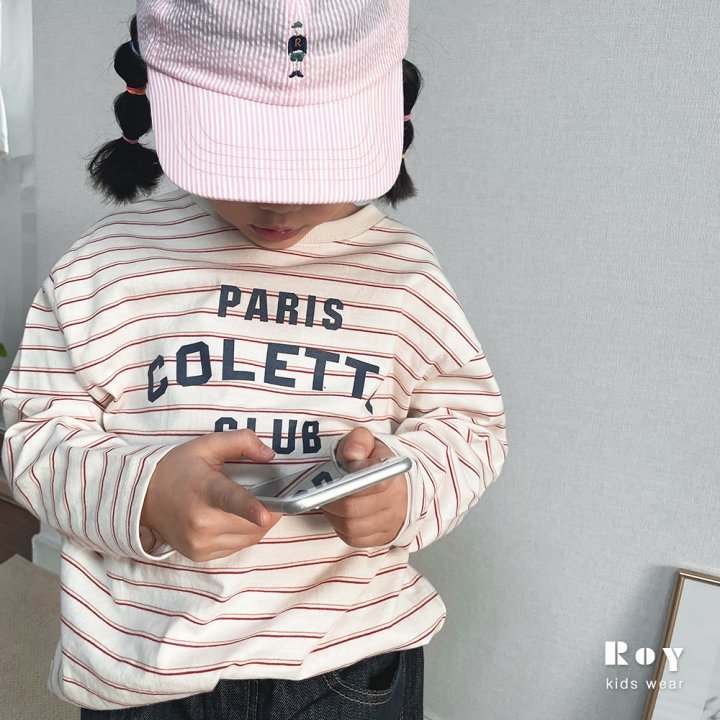 Roy - Korean Children Fashion - #todddlerfashion - Stripe Colette Tee - 5