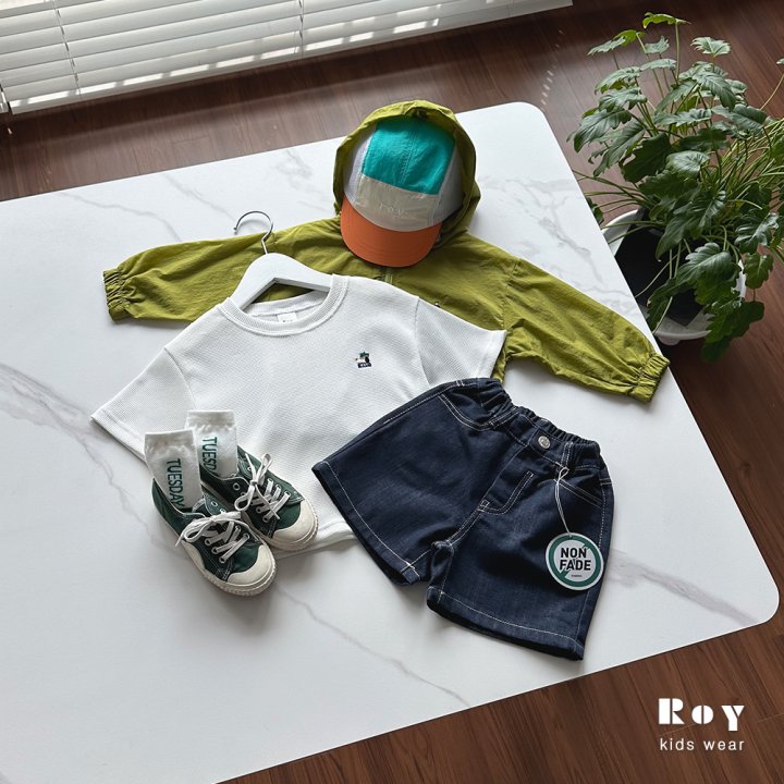 Roy - Korean Children Fashion - #todddlerfashion - Non Face Denim Shorts - 4