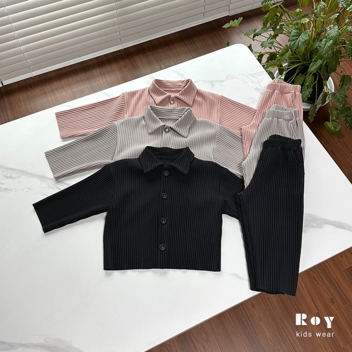 Roy - Korean Children Fashion - #toddlerclothing - Yuki Jacket Set