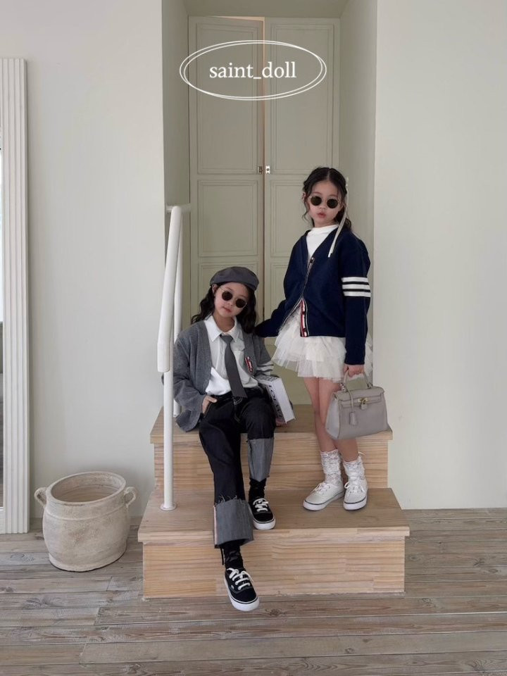 Saint Doll - Korean Children Fashion - #prettylittlegirls - Tom Cardigan - 4
