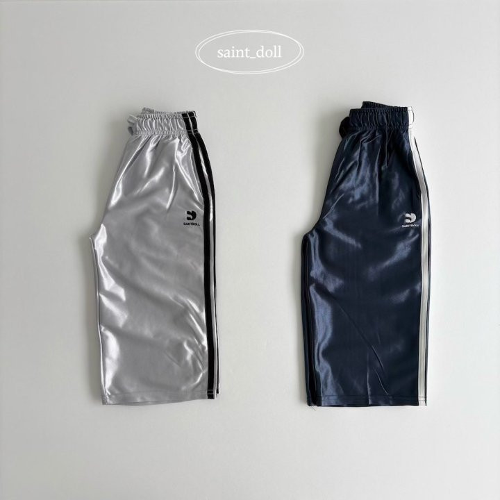 Saint Doll - Korean Women Fashion - #romanticstyle - Mom Metal Tape Pants