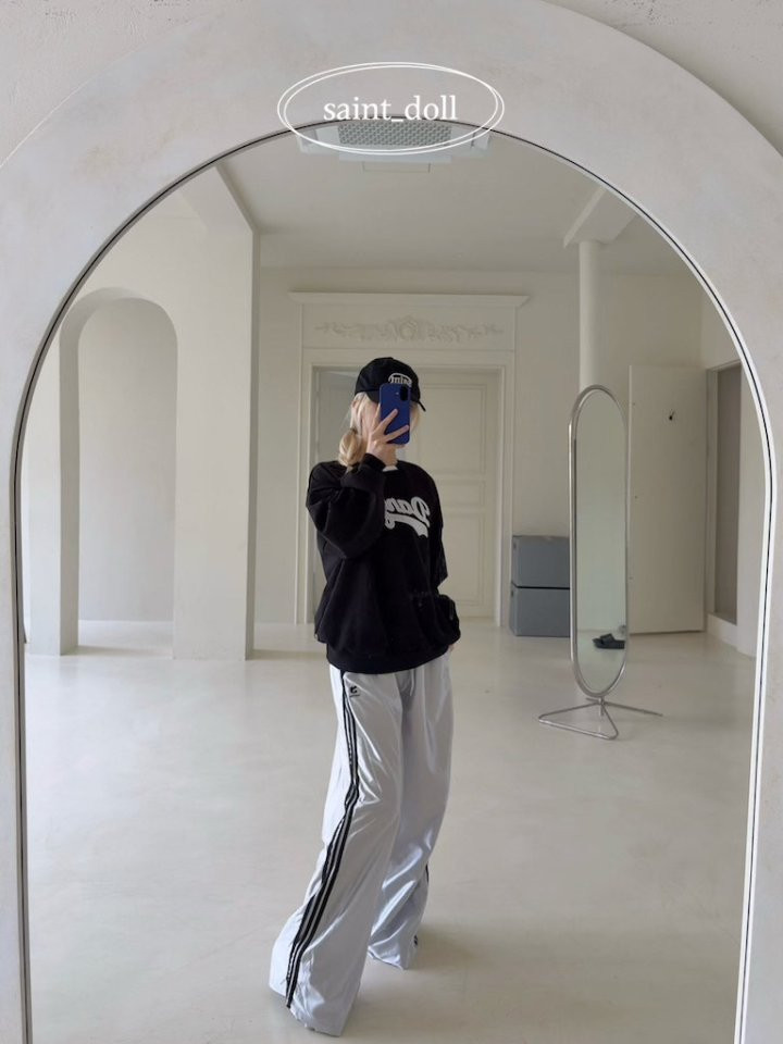 Saint Doll - Korean Women Fashion - #thatsdarling - Mom Metal Tape Pants - 4