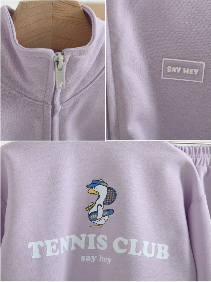 Say Hey - Korean Children Fashion - #designkidswear - 25 Tennis Club Set - 10
