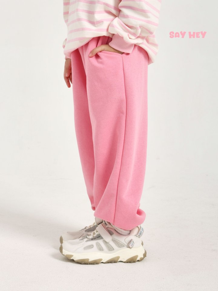 Say Hey - Korean Children Fashion - #designkidswear - Wide Jogger Pants