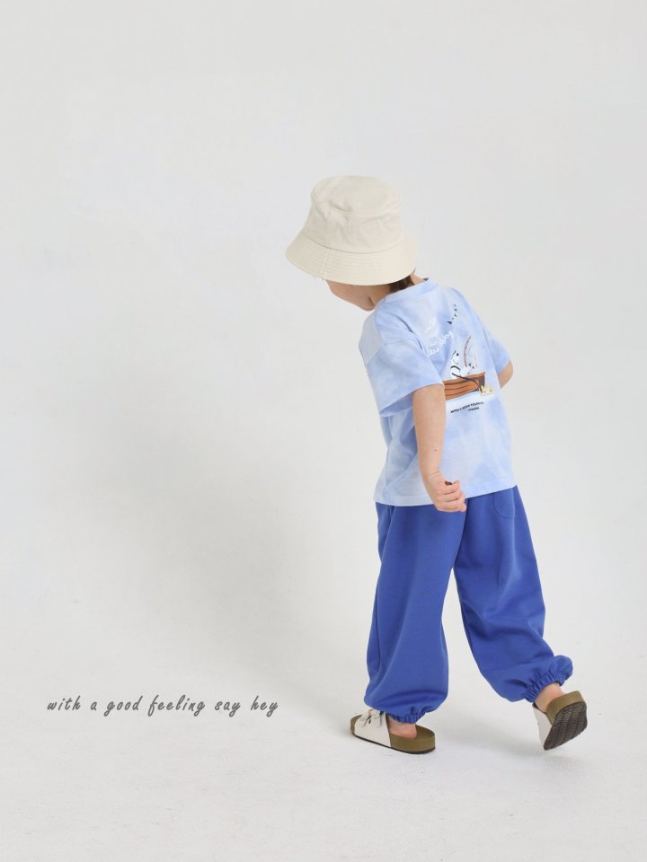 Say Hey - Korean Children Fashion - #designkidswear - Pigment Fishing Tee - 4