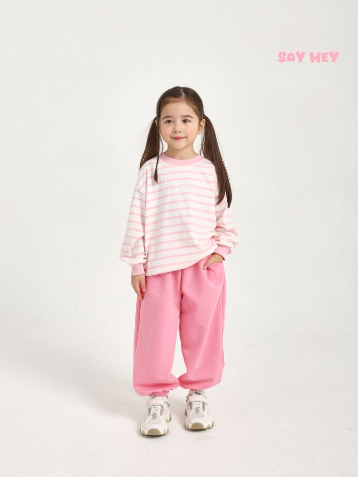 Say Hey - Korean Children Fashion - #discoveringself - Wide Jogger Pants - 2