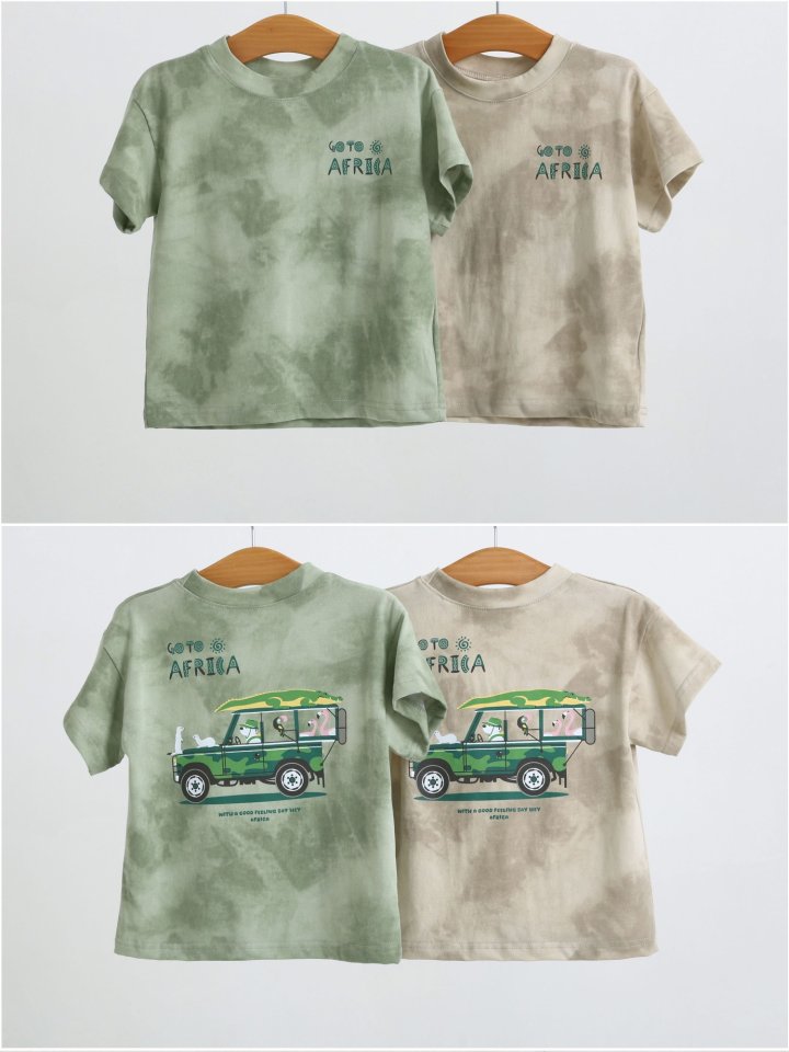 Say Hey - Korean Children Fashion - #kidsstore - Pigment African Tee - 8