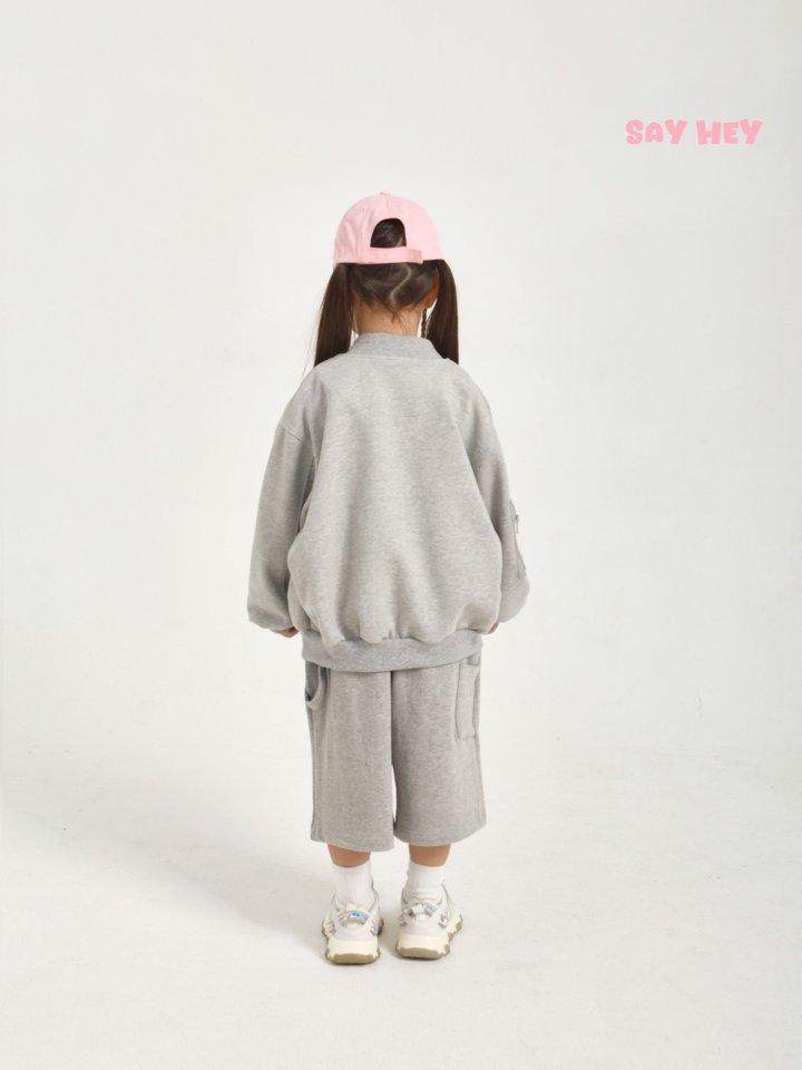 Say Hey - Korean Children Fashion - #kidsshorts - Mini Pocket Jumper - 4