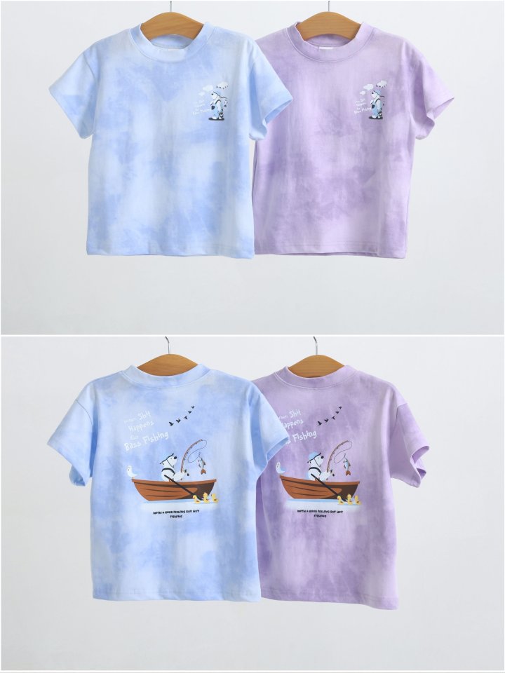 Say Hey - Korean Children Fashion - #kidzfashiontrend - Pigment Fishing Tee - 8