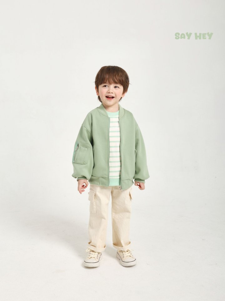 Say Hey - Korean Children Fashion - #kidzfashiontrend - Mini Pocket Jumper - 5