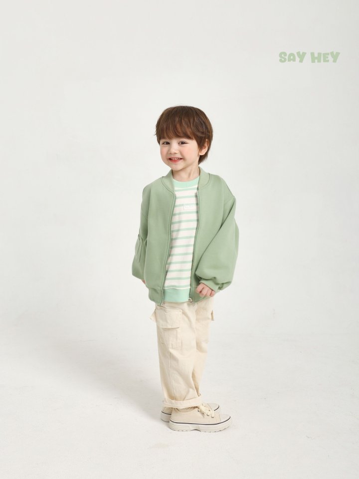 Say Hey - Korean Children Fashion - #littlefashionista - Mini Pocket Jumper - 7